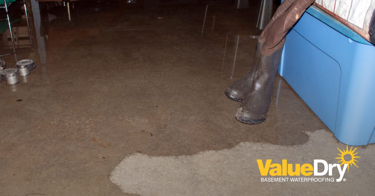 flooded basement