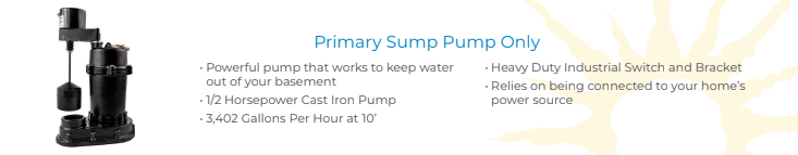 image of primary sump pump